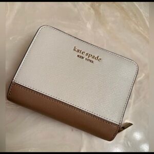 Kate Spade Cream and Tan Wallet